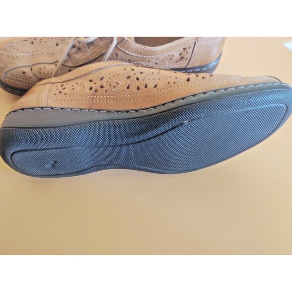 Brazil Leather Womens Laced Loafers by Zolta Size 8 1/2 Medium Hand Made - Picture 9 of 15